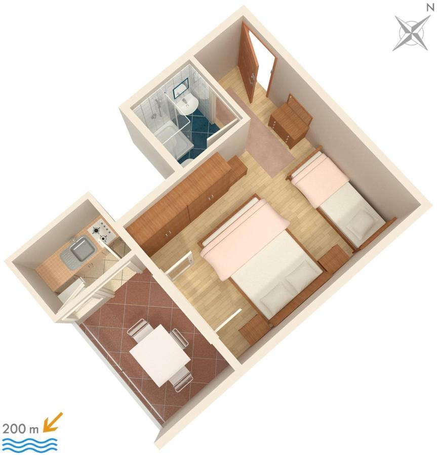 Apartments With A Parking Space Omis - 2745 מראה חיצוני תמונה
